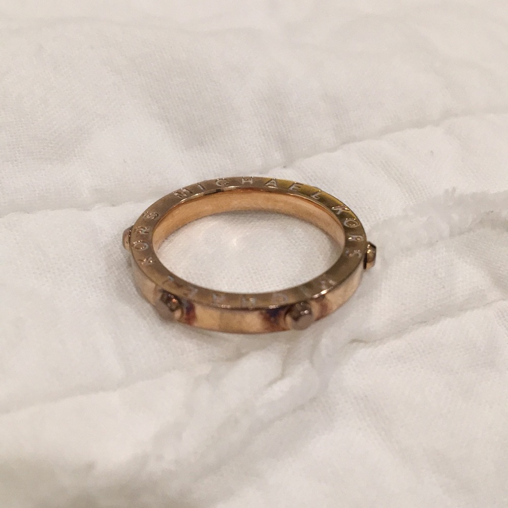 Rose Gold Michael Kors Ring Sz 7